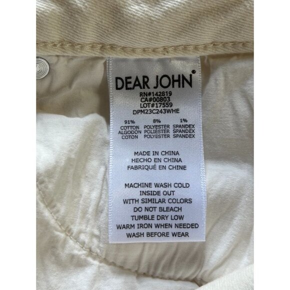 Dear John Blaire Straight Leg Jeans in Wheat - Sz 32 - Picture 7 of 7